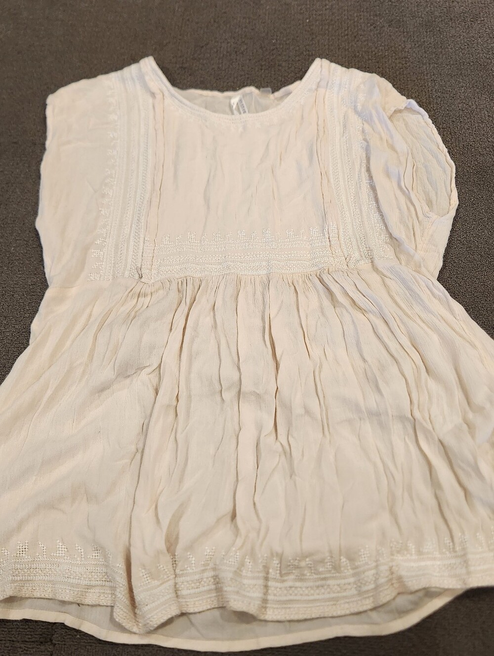 SERAPHINE Pink Embroidered Maternity Nursing Maternity Blouse size 14